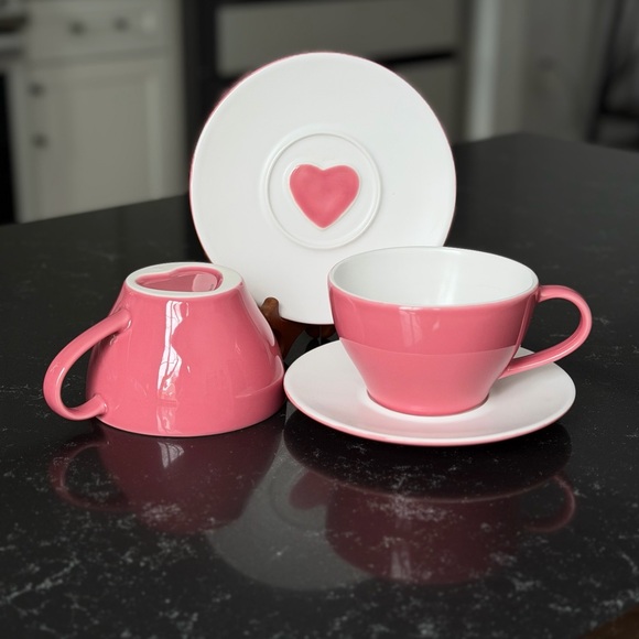 Starbucks Valentine’s Day Cup & Saucer Sets (2) - Picture 5 of 5